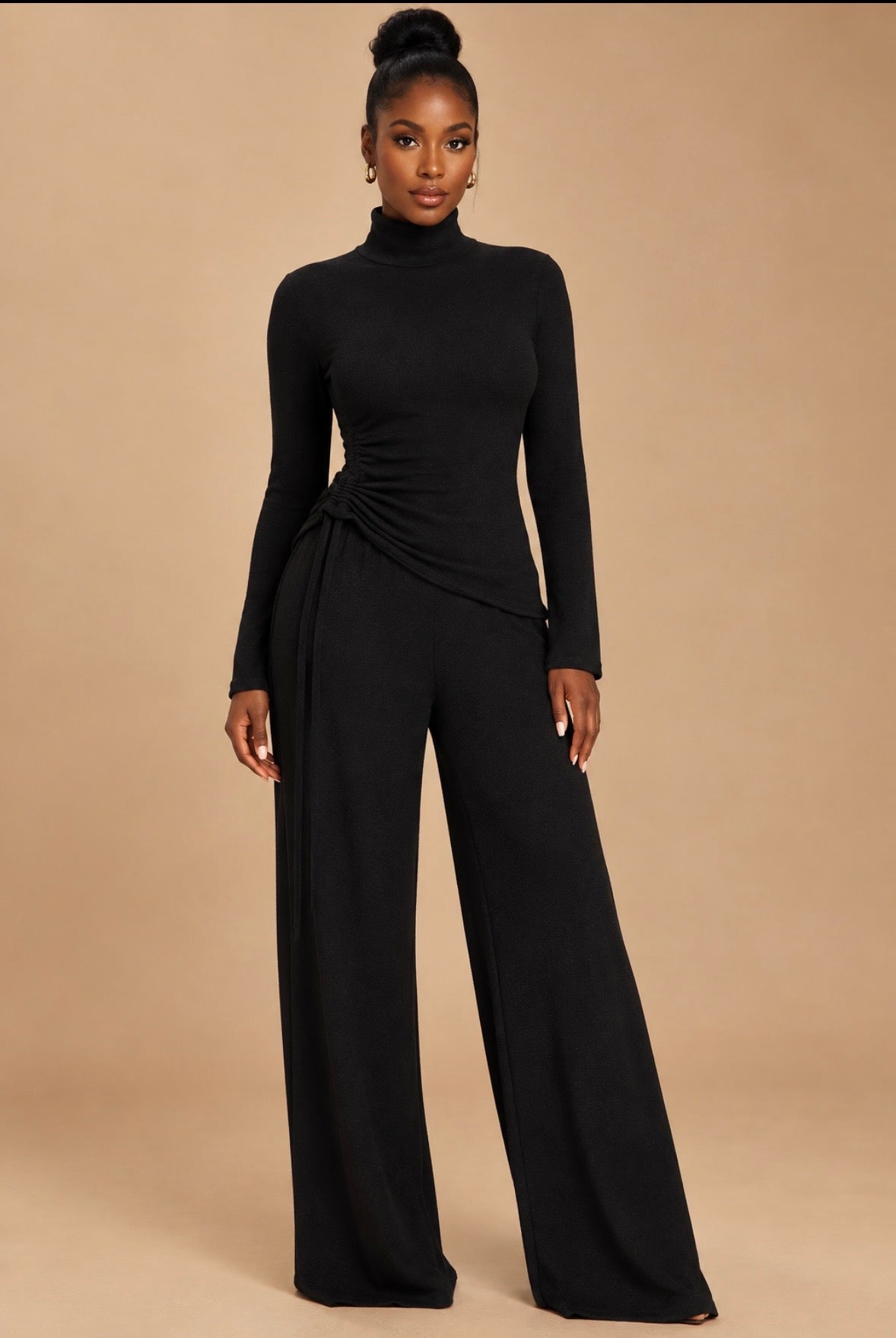 Two piece sweater knit